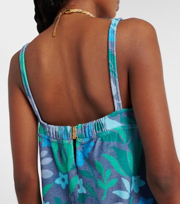 Abito corto in jersey di cotone con stampa floreale | Chloé