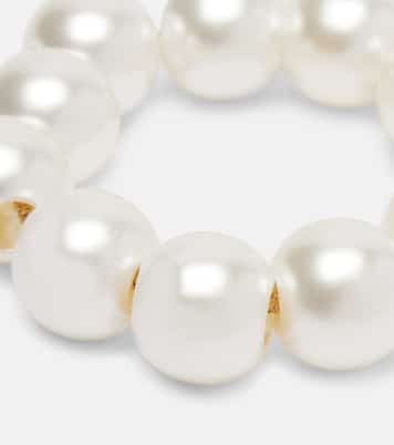 Henley faux pearl scrunchie | Jennifer Behr