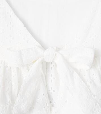 Cycas cotton lace top | Poupette St Barth Kids
