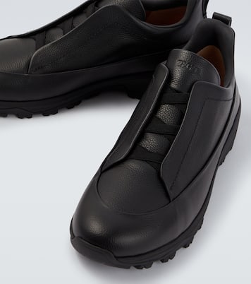 Sneakers Triple Stitch aus Leder | Zegna