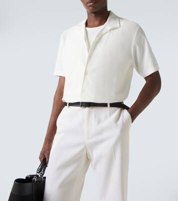 Cotton jersey shirt | Sunspel