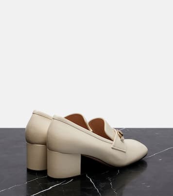 Loafer-Pumps Lady Horsebit aus Leder | Gucci