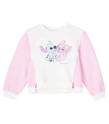 X Disney® sudadera Stitch en mezcla de algodón | Monnalisa