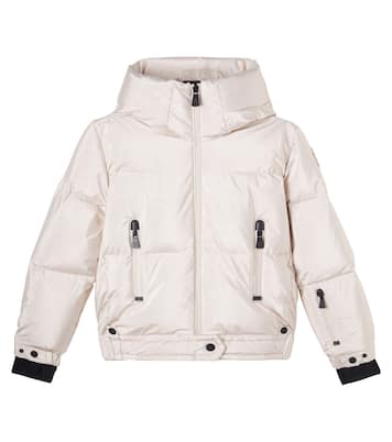Violette metallic-effect down jacket | Moncler Grenoble Enfant