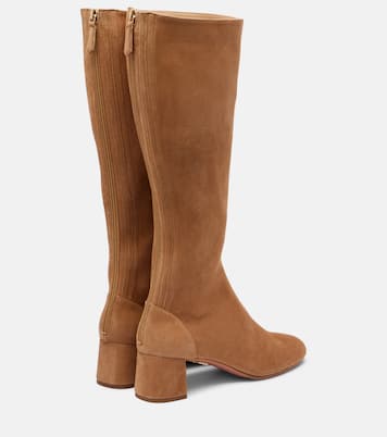 Stiefel Saint Honore 50 aus Veloursleder | Aquazzura