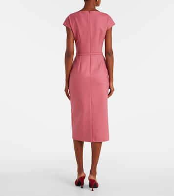 Robe midi à fleurs | Oscar de la Renta