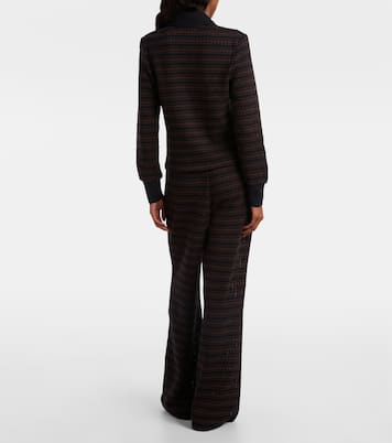 Pantaloni flared Yadira Kick in maglia | Veronica Beard