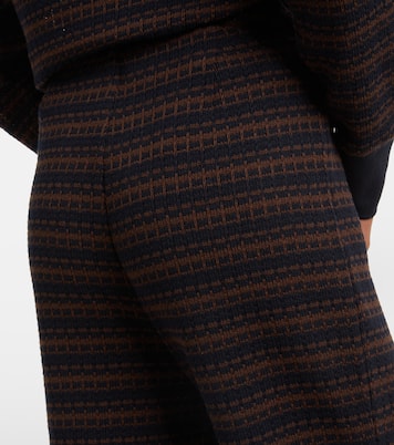 Pantaloni flared Yadira Kick in maglia | Veronica Beard