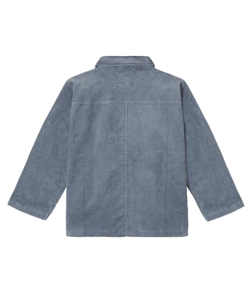 Sage cotton courduroy overshirt | Wheat