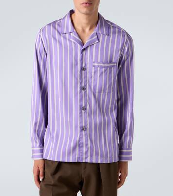 Striped silk jacquard shirt | Tom Ford