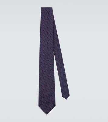 Cravate en jacquard de soie | Charvet