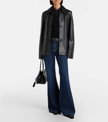 High-waisted flared jeans | 7 For All Mankind