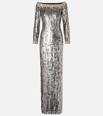 Marine sequined gown | Jenny Packham