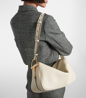 Schultertasche Half Horsebit Medium aus Leder | Gucci