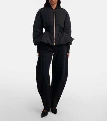 Peplum bomber jacket | Alaïa