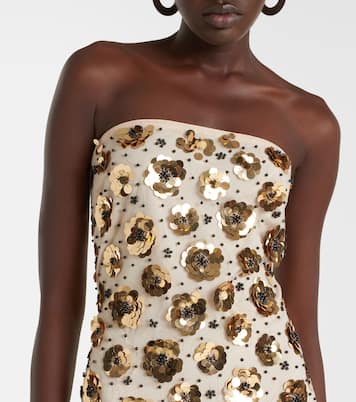 Midikleid aus Jersey mit Pailletten | Rotate