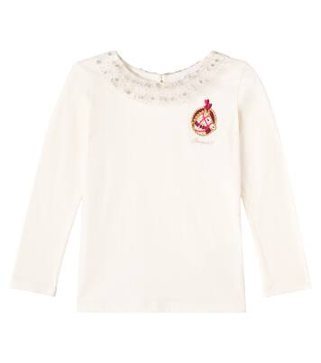 Tidjany embellished patch-appliqué cotton T-shirt | Bonpoint