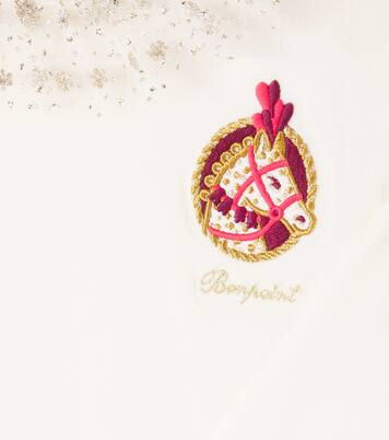 Tidjany embellished patch-appliqué cotton T-shirt | Bonpoint