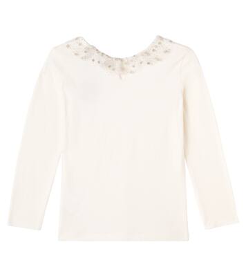 Tidjany embellished patch-appliqué cotton T-shirt | Bonpoint