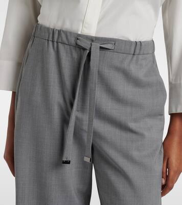 Baia wool-blend wide-leg pants | 'S Max Mara