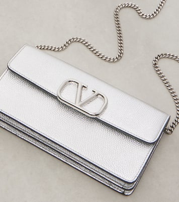 VLogo Mini leather crossbody bag | Valentino Garavani