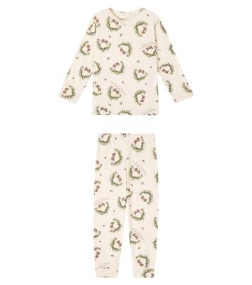 Printed cotton-blend jersey pajamas | Konges Sløjd