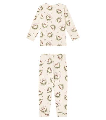 Printed cotton-blend jersey pajamas | Konges Sløjd