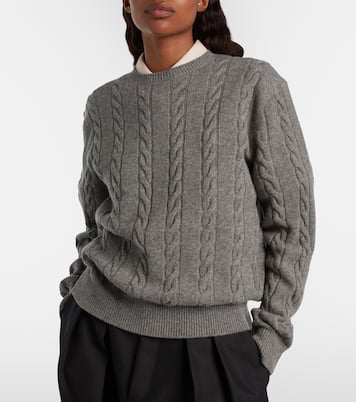 Cedar绞花针织羊绒毛衣 | Loro Piana