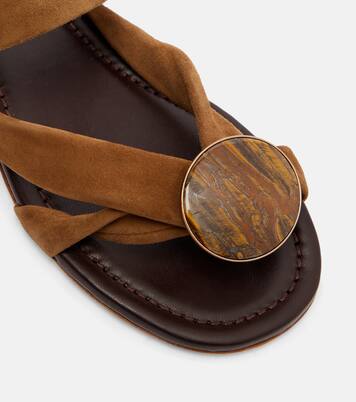 Sandali Doma in suede | Christopher Esber