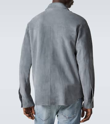 Hemdjacke aus Veloursleder | Lardini