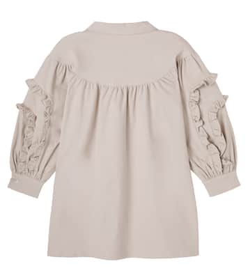 Everoux ruffled cotton-blend dress | Donsje