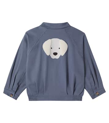 Weslie embroidered cotton-blend jacket | Donsje