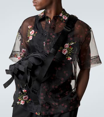 Classic Bow embellished shoulder bag | Simone Rocha