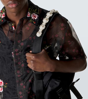 Classic Bow embellished shoulder bag | Simone Rocha
