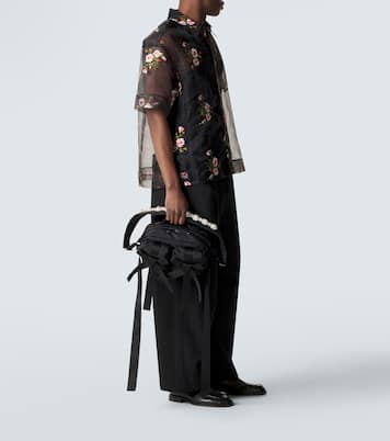 Classic Bow embellished shoulder bag | Simone Rocha