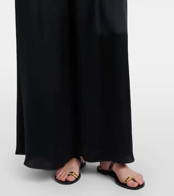 Meteora silk satin maxi dress | Heidi Klein