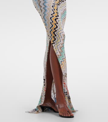 Wave one-shoulder maxi dress | Missoni