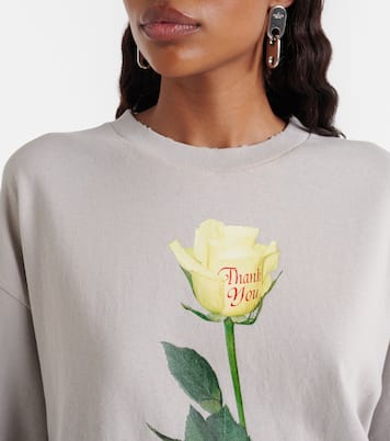 Bedrucktes T-Shirt Edra aus Baumwoll-Jersey | Acne Studios