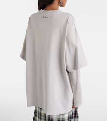 Bedrucktes T-Shirt Edra aus Baumwoll-Jersey | Acne Studios