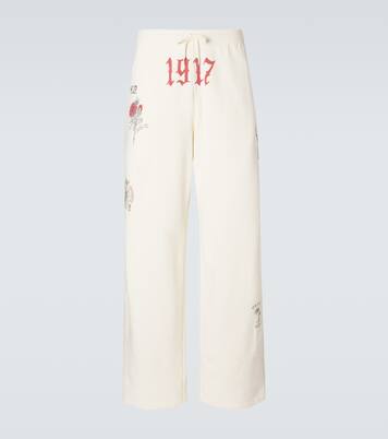 Pantalones deportivos de algodón estampados | Balenciaga