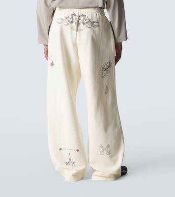 Pantalones deportivos de algodón estampados | Balenciaga