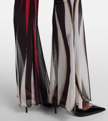 Pantalon évasé à imprimé | Roberto Cavalli