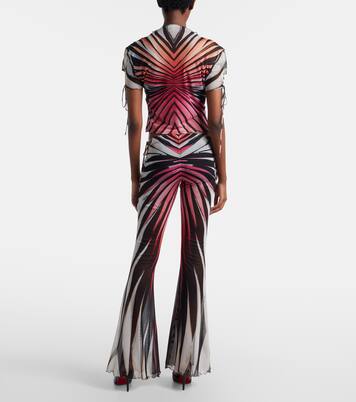 Pantalon évasé à imprimé | Roberto Cavalli