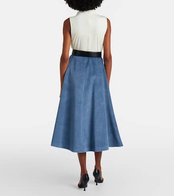 Varda denim midi skirt | Altuzarra