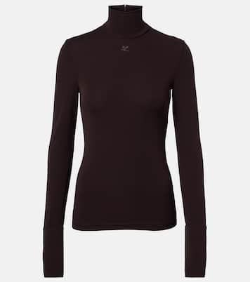 Jersey turtleneck sweater | Courrèges