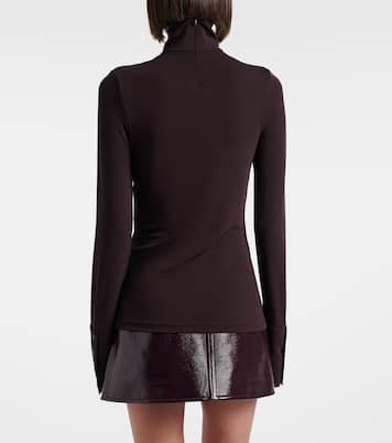 Jersey turtleneck sweater | Courrèges