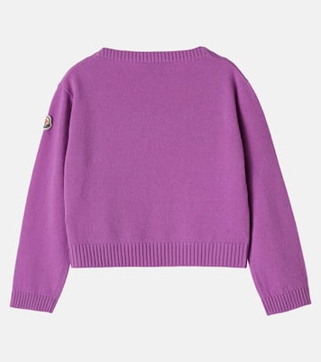 Logo wool and cashmere sweater | Moncler Enfant