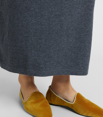 N°321 Kris cotton and cashmere maxi dress | Extreme Cashmere
