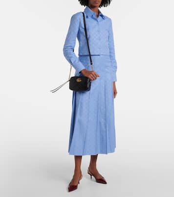 Schultertasche GG Marmont Mini aus Leder | Gucci