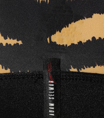 Push-It tiger-print sports bra | Adam Selman Sport